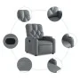 Grauer Relaxsessel aus Kunstleder von , Sessel - Ref: Foro24-372506, Preis: 200,40 €, Rabatt: %