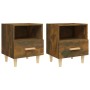 Nightstands 2 units smoked oak color 40x35x47 cm by vidaXL, Nightstands - Ref: Foro24-817298, Price: 49,95 €, Discount: %