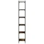 Bücherregal 6 Regale Holzwerkstoff Räuchereiche 40x30x188cm von , Bücherregale und Regale - Ref: Foro24-837644, Preis: 60,90 ...
