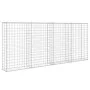 Gabionenwand mit verzinkten Stahlabdeckungen 200x20x85 cm von vidaXL, Zaunpaneele - Ref: Foro24-143580, Preis: 89,83 €, Rabat...