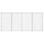 Gabionenwand mit verzinkten Stahlabdeckungen 200x20x85 cm von vidaXL, Zaunpaneele - Ref: Foro24-143580, Preis: 89,83 €, Rabat...