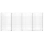 Muro de gaviones con cubiertas acero galvanizado 200x20x85 cm de vidaXL, Paneles de vallas - Ref: Foro24-143580, Precio: 81,1...