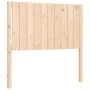 Bettgestell mit Massivholzkopfteil 100x200 cm von , Betten und Lattenroste - Ref: Foro24-3192936, Preis: 131,15 €, Rabatt: %