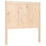 Single bed frame with solid wood headboard by , Beds and slatted bases - Ref: Foro24-3192581, Price: 103,18 €, Discount: %