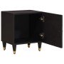 Cabinet de noche con puerta Negro 40 x 33 x 46 cm en Mesitas de noche | Comprar online en Foro24