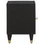 Cabinet de noche con puerta Negro 40 x 33 x 46 cm en Mesitas de noche | Comprar online en Foro24
