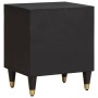 Cabinet de noche con puerta Negro 40 x 33 x 46 cm en Mesitas de noche | Comprar online en Foro24