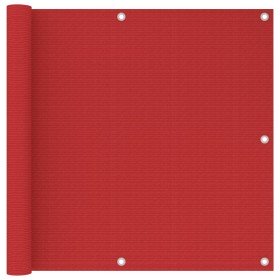 Toldo para balcón HDPE rojo 90x300 cm Toldo para balcón HDPE rojo 90x300 cm