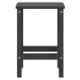 Adirondack garden table in anthracite HDPE 38x38x46 cm by vidaXL, Garden tables - Ref: Foro24-318642, Price: 58,09 €, Discoun...