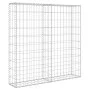 Muro de gaviones con cubiertas acero galvanizado 80x20x100 cm de vidaXL, Paneles de vallas - Ref: Foro24-143577, Precio: 47,0...