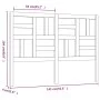 Bettkopfteil aus massivem weißem Kiefernholz, 141 x 4 x 104 cm von , Kopf- und Fußteile - Ref: Foro24-818186, Preis: 58,50 €,...