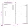 Bettkopfteil aus massivem weißem Kiefernholz, 141 x 4 x 104 cm von , Kopf- und Fußteile - Ref: Foro24-818186, Preis: 59,30 €,...
