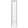 Muro de gaviones con cubiertas acero galvanizado 80x20x100 cm de vidaXL, Paneles de vallas - Ref: Foro24-143577, Precio: 47,0...