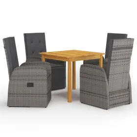 5-teiliges graues Garten-Essset von , Gartensets - Ref: Foro24-3067720, Preis: 845,97 €, Rabatt: %
