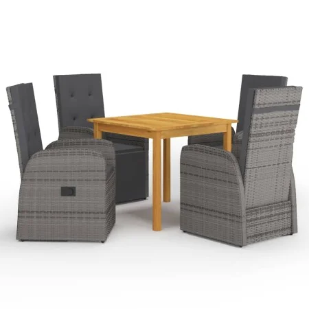 5-piece gray garden dining set by , Garden sets - Ref: Foro24-3067720, Price: 860,25 €, Discount: %