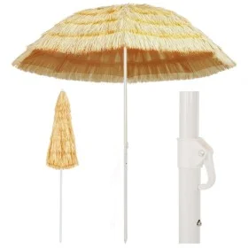 Natural Hawaii style beach umbrella 240 cm by vidaXL, Umbrellas - Ref: Foro24-44548, Price: 61,95 €, Discount: %