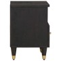 Armario de Noche con cajón 2 pcs Negro 40 x 33 x 46 cm en Mesitas de noche | Comprar online en Foro24
