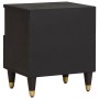 Armario de Noche con cajón 2 pcs Negro 40 x 33 x 46 cm en Mesitas de noche | Comprar online en Foro24