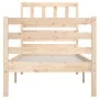 Kleines Einzelbettgestell aus Massivholz, 75 x 190 cm von , Betten und Lattenroste - Ref: Foro24-3101048, Preis: 91,73 €, Rab...