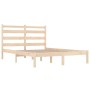 Solid pine wood bed frame 160x200 cm by , Beds and slatted bases - Ref: Foro24-3103658, Price: 123,87 €, Discount: %