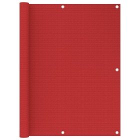 Toldo para balcón HDPE rojo 120x300 cm
