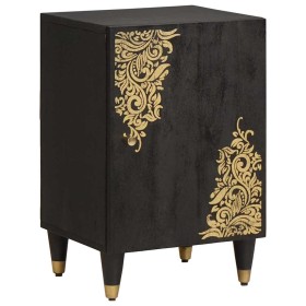 Mueble de Cuarto de Baño con puerta Negro 38 x 33 x 58 cm en Tocadores de baño | Comprar online en Foro24