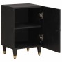Mueble de Cuarto de Baño con puerta Negro 38 x 33 x 58 cm en Tocadores de baño | Comprar online en Foro24