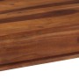 Mesa alta de madera maciza de acacia 120x60x107 cm en Mesas de cocina y de comedor | Comprar online en Foro24
