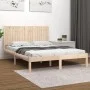 Solid wood bed frame 180x200 cm by , Beds and slatted bases - Ref: Foro24-3104428, Price: 166,75 €, Discount: %
