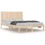 Solid wood bed frame 180x200 cm by , Beds and slatted bases - Ref: Foro24-3104428, Price: 166,75 €, Discount: %