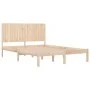 Solid wood bed frame 180x200 cm by , Beds and slatted bases - Ref: Foro24-3104428, Price: 166,75 €, Discount: %