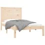 Solid wood bed frame 100x200 cm by , Beds and slatted bases - Ref: Foro24-3104598, Price: 110,69 €, Discount: %