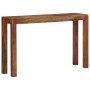 Mesa consola de madera maciza de acacia 120x30x76 cm en Mesas consola | Comprar online en Foro24