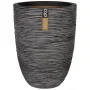 Capi Vase Nature Rib elegant low anthracite gray 46x58 cm KOFZ783 by Capi, Pots and planters - Ref: Foro24-424230, Price: 142...