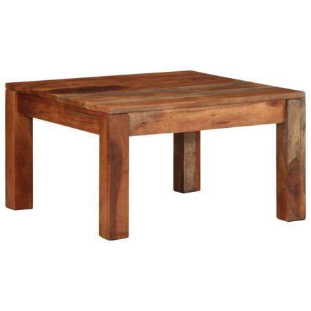 Mesa de centro madera maciza de acacia 60x60x35 cm en Mesas de centro | Comprar online en Foro24