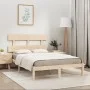 Solid wood bed frame 180x200 cm by , Beds and slatted bases - Ref: Foro24-3104688, Price: 129,23 €, Discount: %