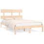 Estructura de cama madera maciza 180x200 cm de , Camas y somieres - Ref: Foro24-3104688, Precio: 133,49 €