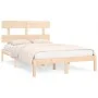 Solid wood bed frame 180x200 cm by , Beds and slatted bases - Ref: Foro24-3104688, Price: 129,23 €, Discount: %