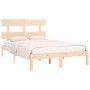 Solid wood bed frame 180x200 cm by , Beds and slatted bases - Ref: Foro24-3104688, Price: 133,49 €, Discount: %