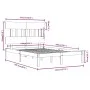 Bettgestell aus Massivholz 140x200 cm von , Betten und Lattenroste - Ref: Foro24-3104738, Preis: 108,66 €, Rabatt: %