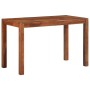 Mesa de comedor madera maciza 120x60x76 cm acacia en Mesas de cocina y de comedor | Comprar online en Foro24