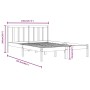 Solid pine wood bed frame 140x200 cm by , Beds and slatted bases - Ref: Foro24-3105071, Price: 115,80 €, Discount: %