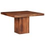 Mesa de comedor madera maciza de acacia 120x120x77 cm en Mesas de cocina y de comedor | Comprar online en Foro24