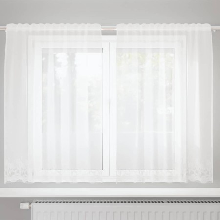 Cortina de Encaje con cortinas 150 x 160 cm Poliéster en Cortinas y visillos | Comprar online en Foro24