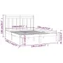 Solid pine wood bed frame 140x190 cm by , Beds and slatted bases - Ref: Foro24-3105230, Price: 107,96 €, Discount: %