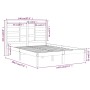 Solid pine wood bed frame 140x190 cm by , Beds and slatted bases - Ref: Foro24-3105775, Price: 108,59 €, Discount: %
