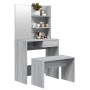 Juego de tocador color gris Sonoma 74,5x40x141 cm de , Tocadores para dormitorios - Ref: Foro24-3114145, Precio: 92,98 €, Des...