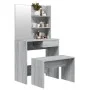 Juego de tocador color gris Sonoma 74,5x40x141 cm de , Tocadores para dormitorios - Ref: Foro24-3114145, Precio: 92,02 €, Des...
