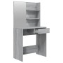 Juego de tocador color gris Sonoma 74,5x40x141 cm de , Tocadores para dormitorios - Ref: Foro24-3114145, Precio: 92,98 €, Des...