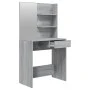 Juego de tocador color gris Sonoma 74,5x40x141 cm de , Tocadores para dormitorios - Ref: Foro24-3114145, Precio: 92,02 €, Des...